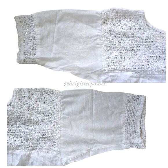 HANDMADE Traditional Laced Mexican Blouse - Picture 7 of 13